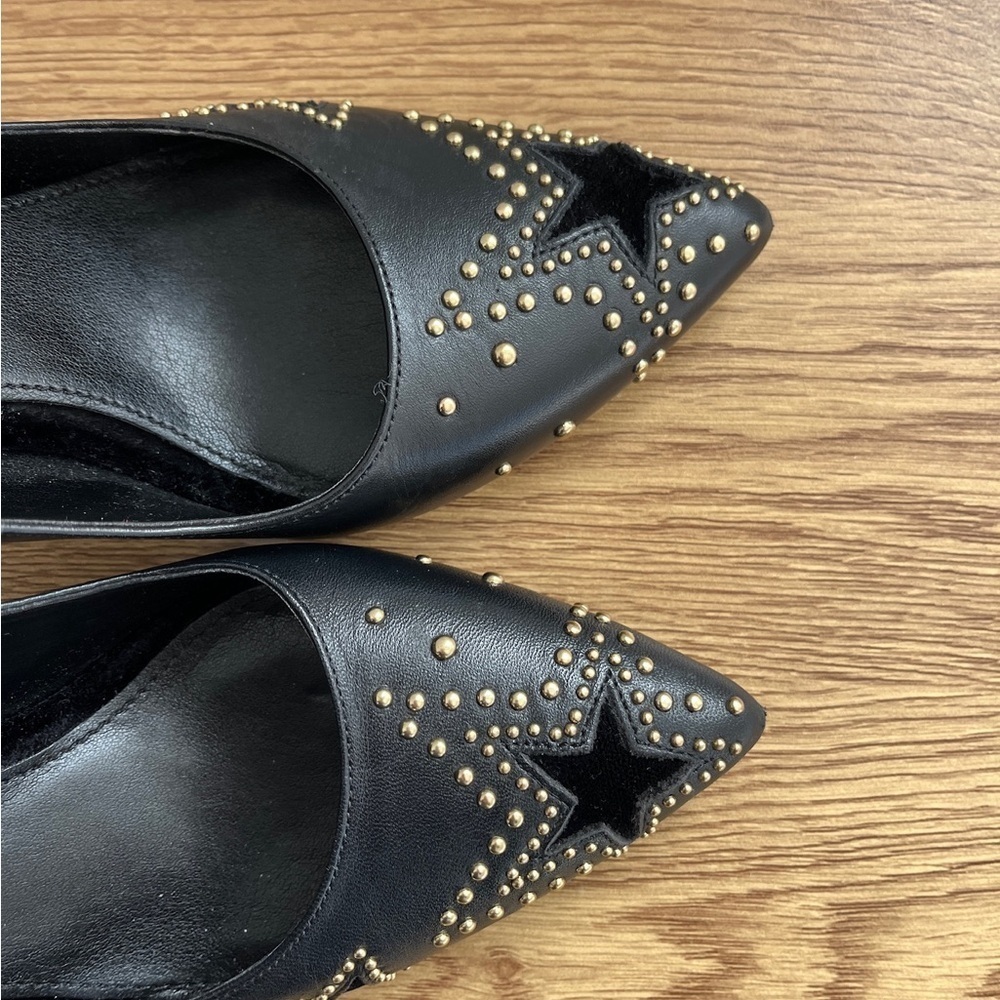 Michael Kors SIA Pump Leather Starry Night Size 6.5 - Picture 4 of 10